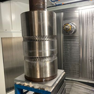 卧式加工中心玉米机滚轮4轴4联动加工